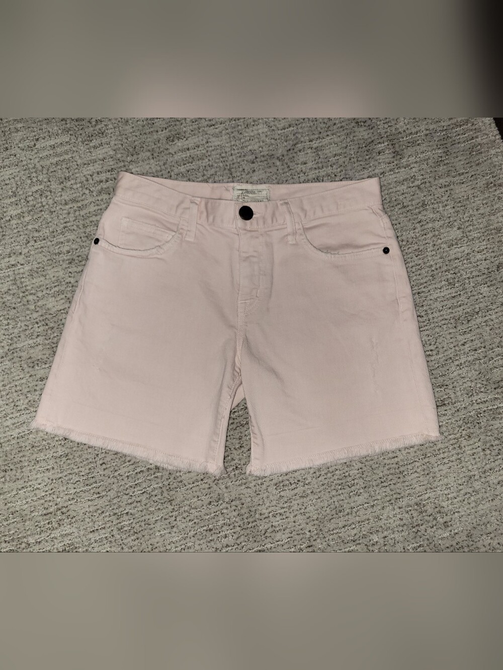 Current/Elliott Boyfriend Shorts In Pink